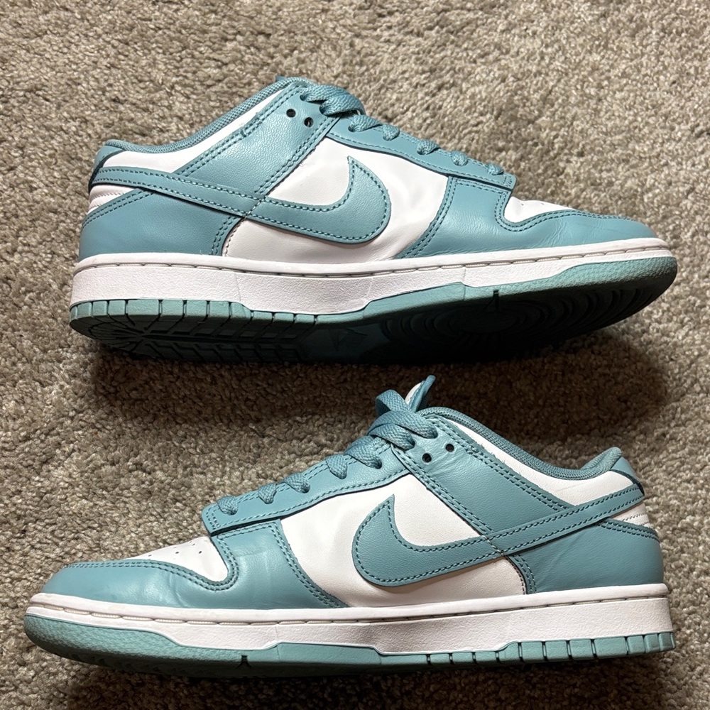 Nike Dunk Low Retro White/ Denim Turquoise